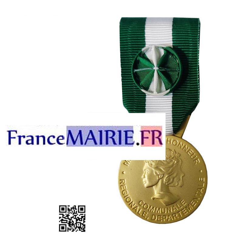 Madaille d'honneur Communale Vermeil 35 ans d'ancienneté