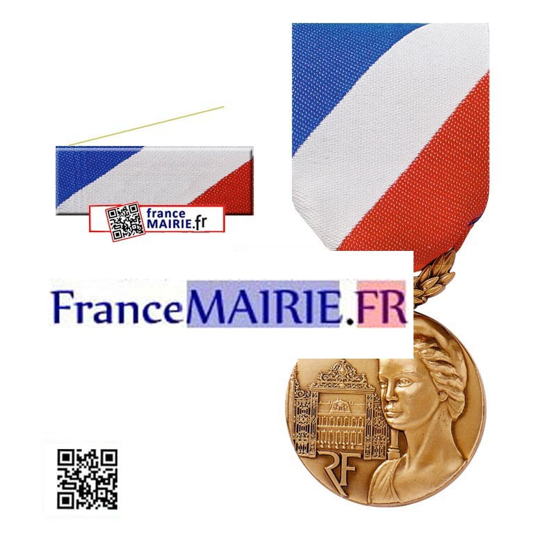 Médaille Sécurite Intérieure Bronze Ordonnance avec barrette Agrafe en option