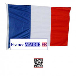 DRAPEAU PAVILLON Tricolore 100 / 150 cm pour mat